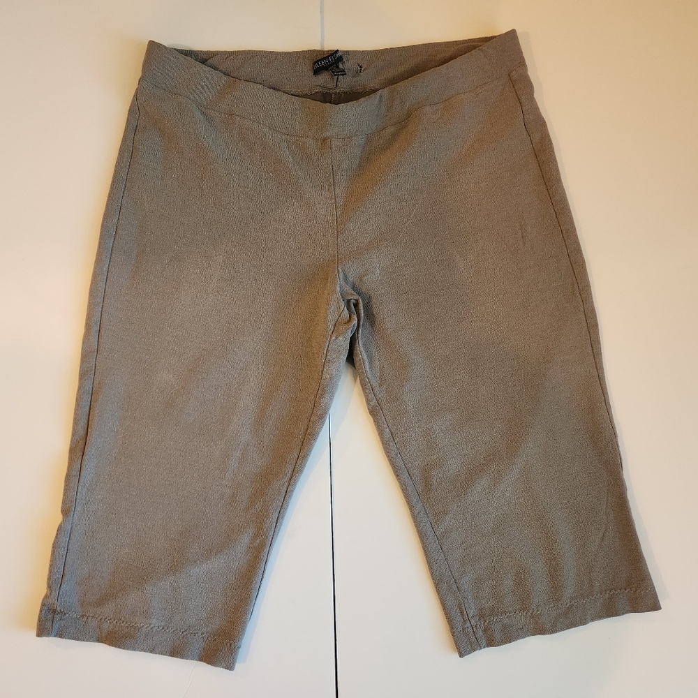 Eileen Fisher Women's Gray Shorts Petite Medium